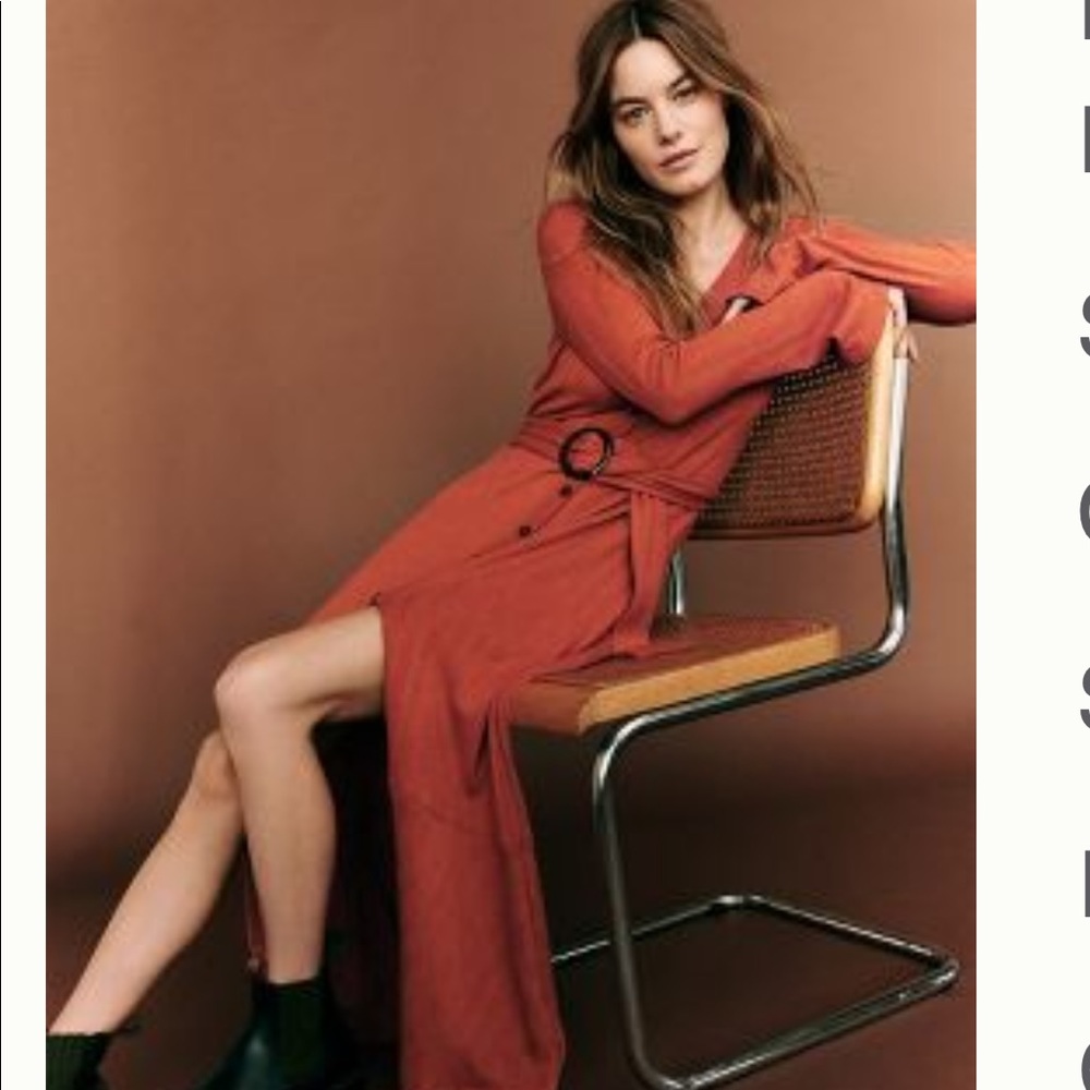 NWT Anthropologie Elsa Ribbed Maxi Dress